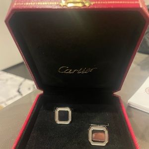 Cartier cufflinks silver